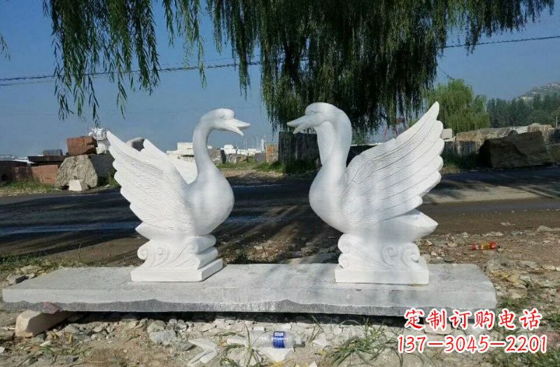 金华公园天鹅石雕