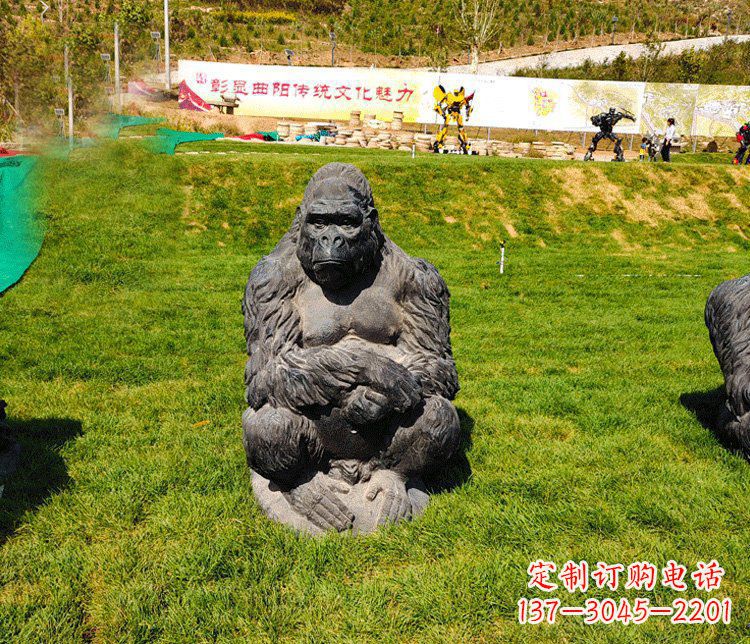 金华高端铜制巨型大猩猩雕塑