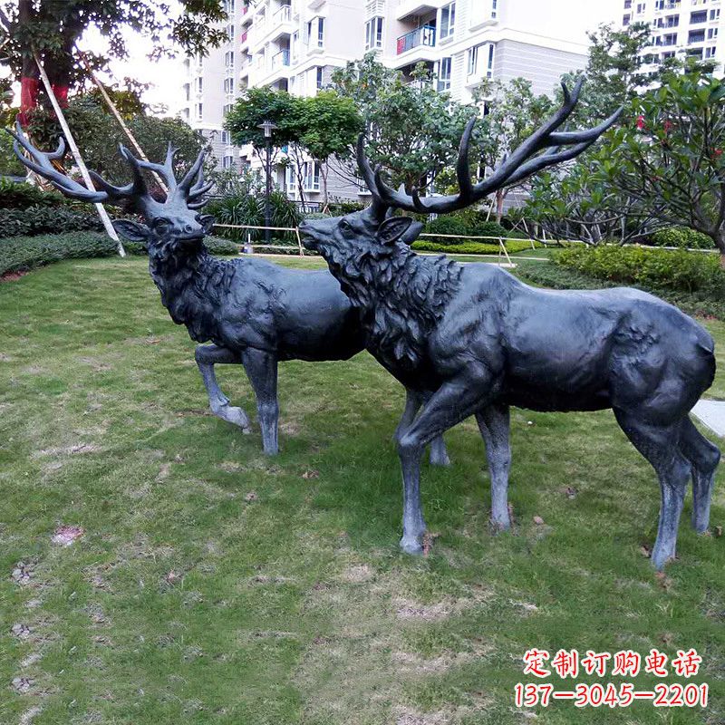金华自然风格动物铜雕塑