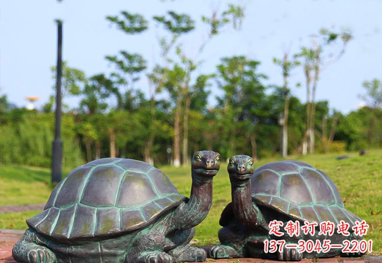 金华公园乌龟铜雕