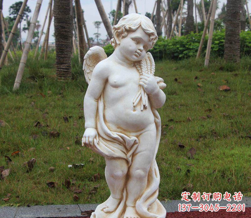 金华公园西方小天使雕塑