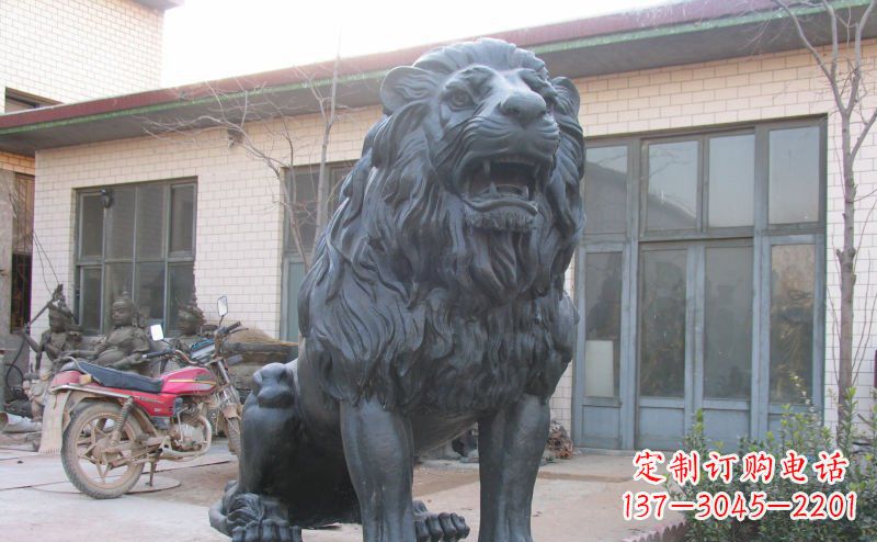 金华公园西洋狮子铜雕