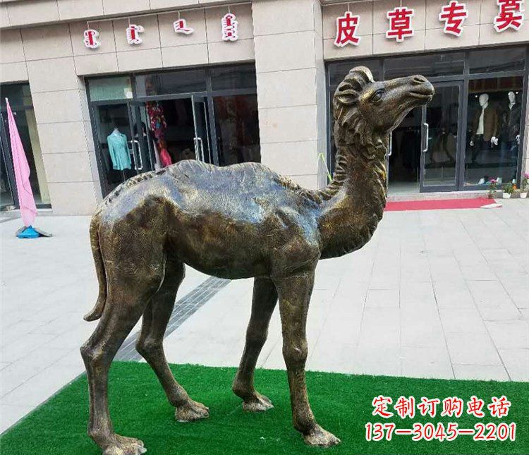 金华精美铜雕骆驼雕塑