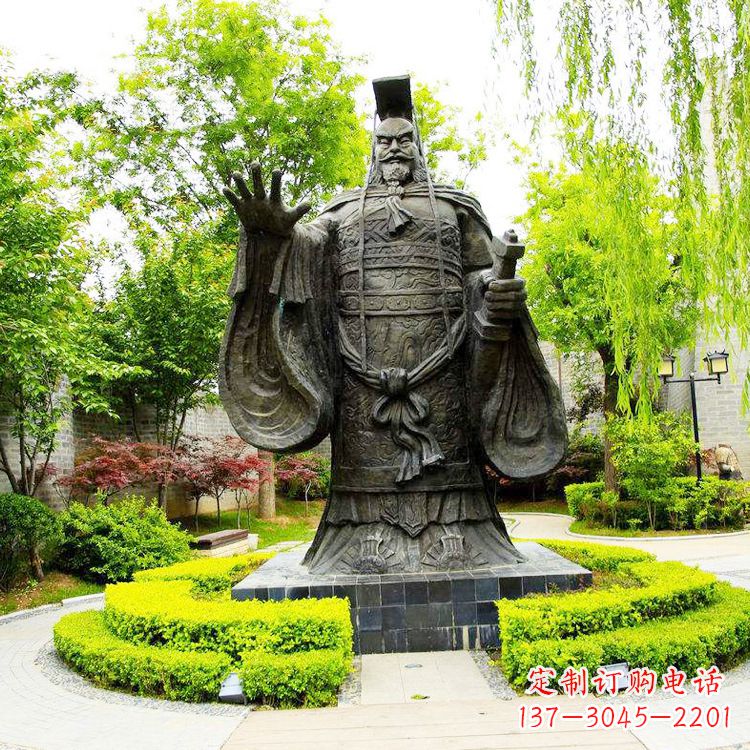 金华定制秦始皇古代帝王大型雕塑