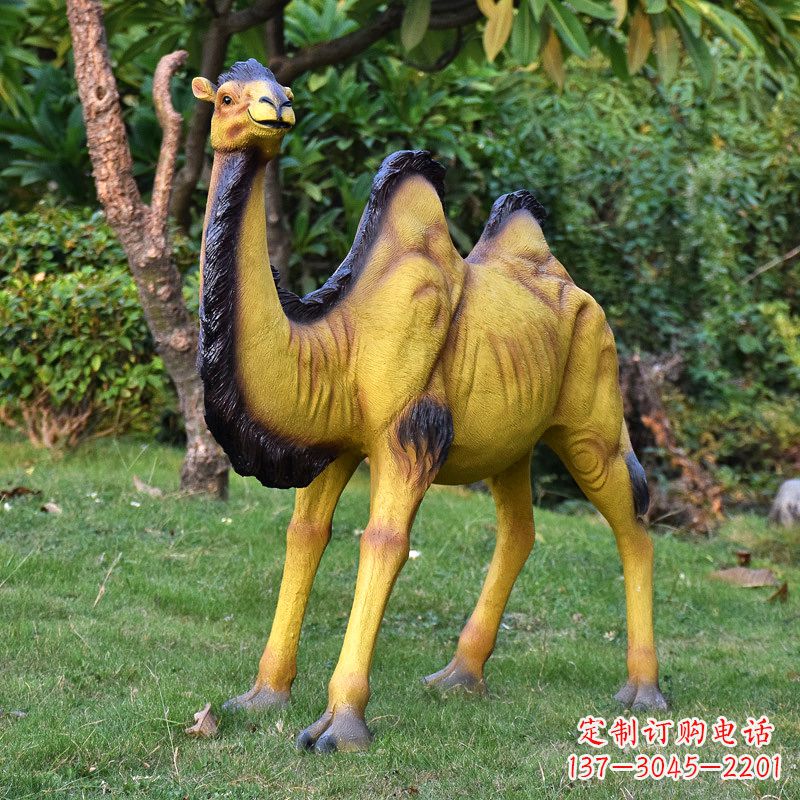 金华骆驼雕塑精美而有趣的定制装饰品