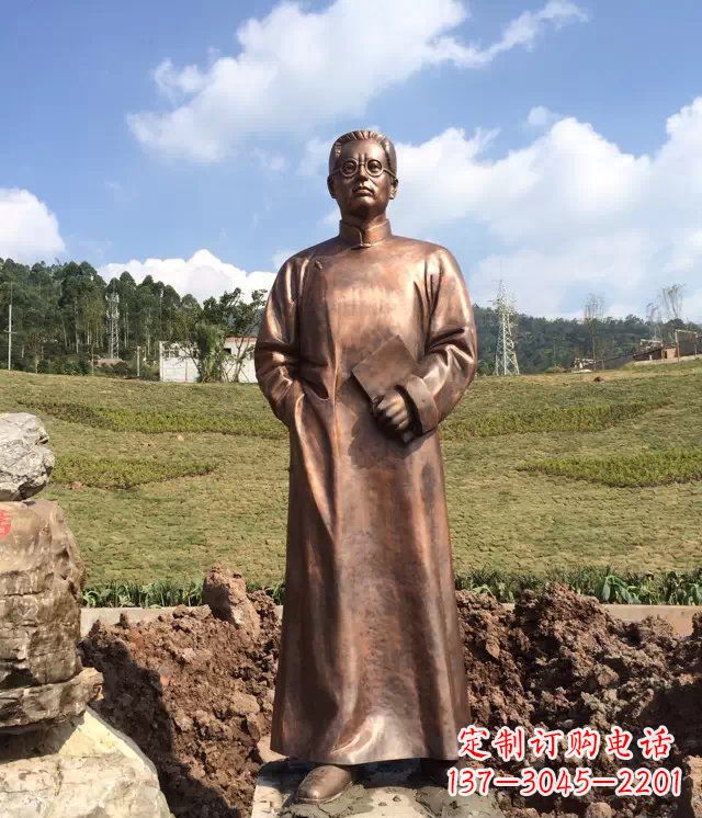 金华陶行知雕塑珍贵的纪念收藏品