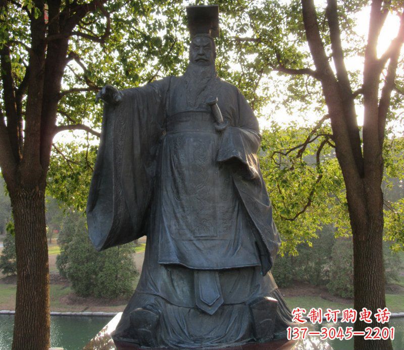 金华精美刘邦铜雕,历史悠久,每一块都是绝世精品!