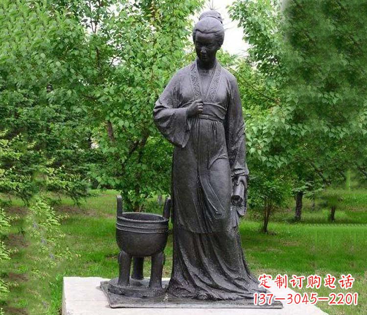 金华李清照铜雕-精致的传统艺术
