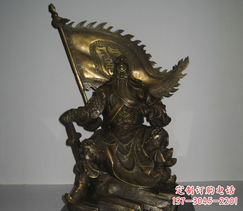 金华经典传承|古代名人关公铜雕