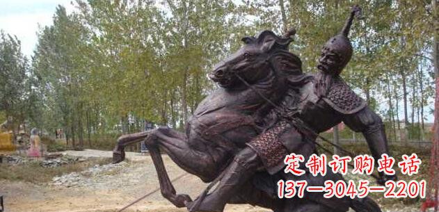 金华复古骑士马雕塑