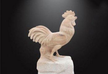 金华公园动物公鸡石雕