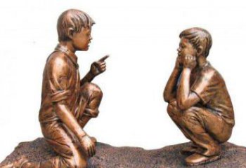 金华专业定制小品铜雕-尊贵的雕塑男孩