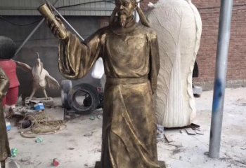 金华龙韵铜雕——歌颂古代大文豪李白