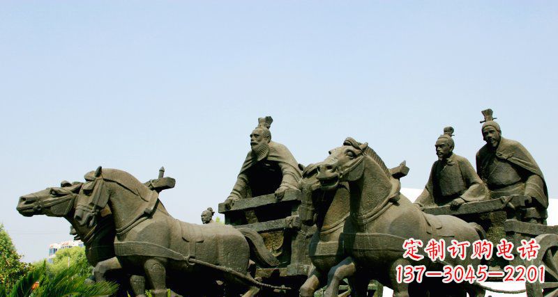 金华中领雕塑--尊贵马车雕塑