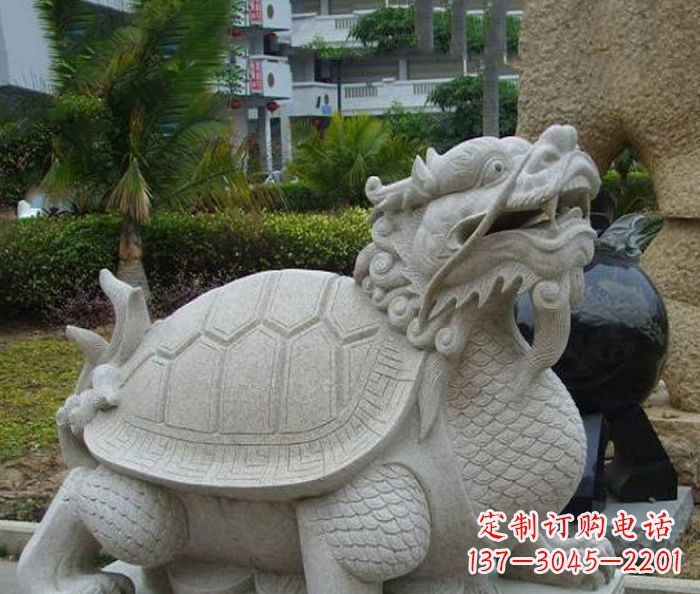 金华中领雕塑:古典神兽龙龟石雕精神的传承