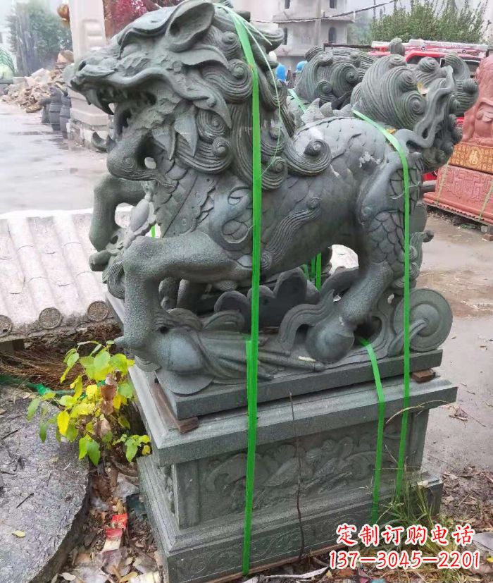 金华麒麟之美——灵动古典古朴的古代神兽石雕