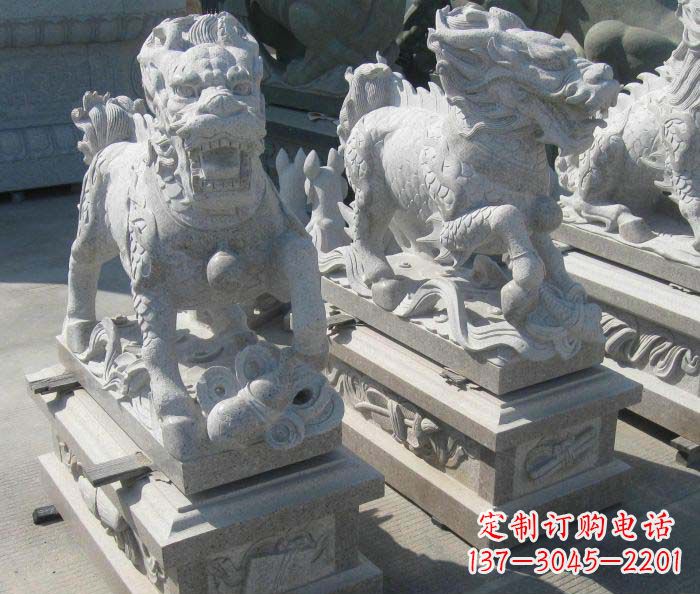 金华优质古代神兽麒麟石雕