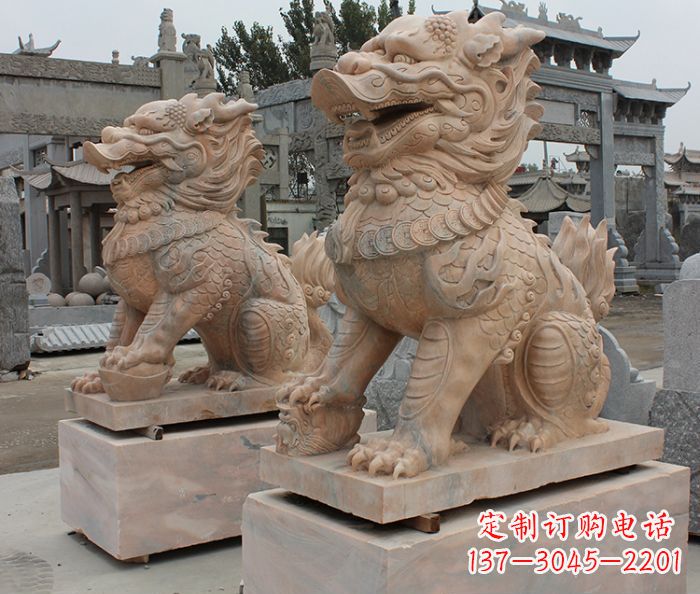 金华尊贵的古典麒麟雕塑