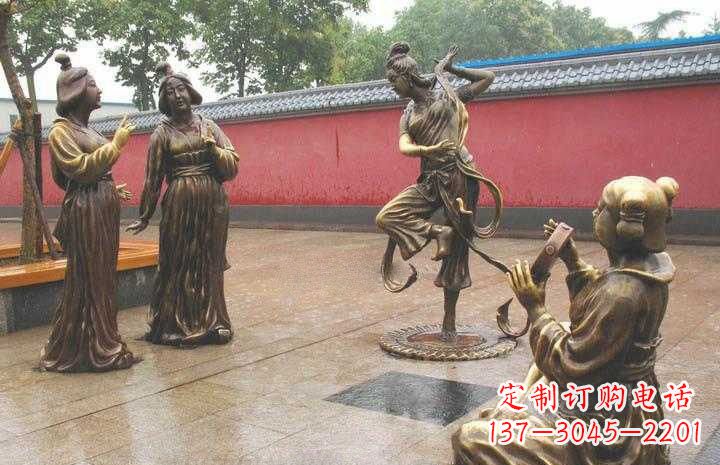 金华传承古典,超越传统,仕女铜雕塑精美绝伦!