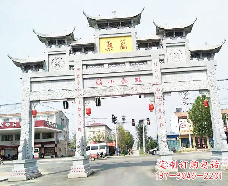 金华牌坊雕塑:传承古典文化,新的艺术精粹