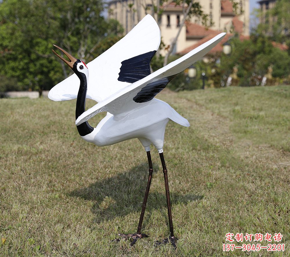 金华古人仙鹤雕塑
