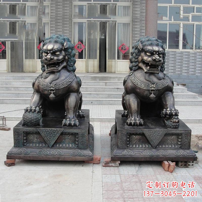 金华故宫狮子雕塑