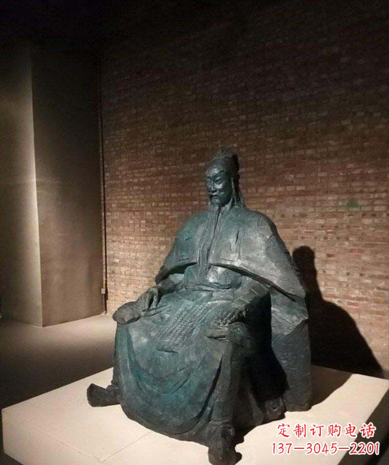 金华关公古代名人铜雕