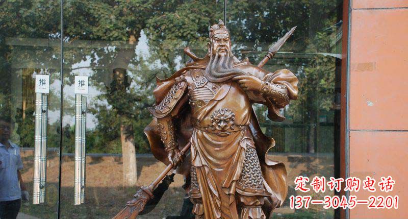 金华关公古代人物铜雕