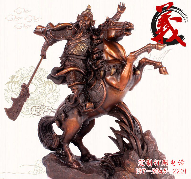 金华中领雕塑:脱胎于古代传奇的关公铜雕