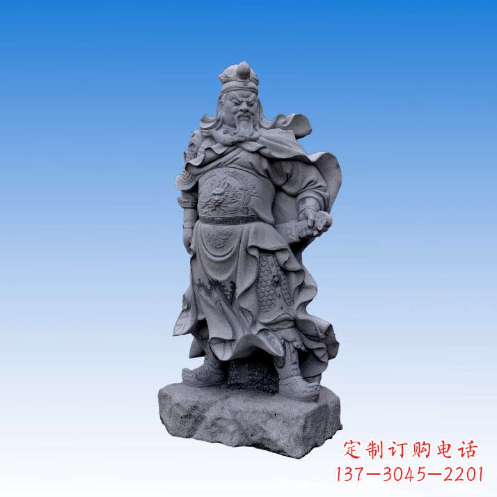 金华关公青石石雕