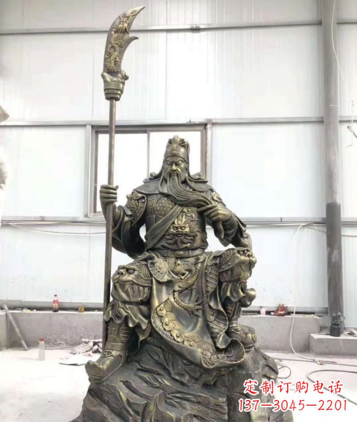金华关公铜雕,令您的装饰更加添彩