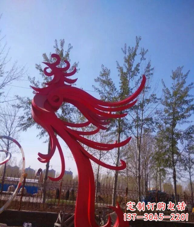 金华中领雕塑凤凰大型抽象雕塑