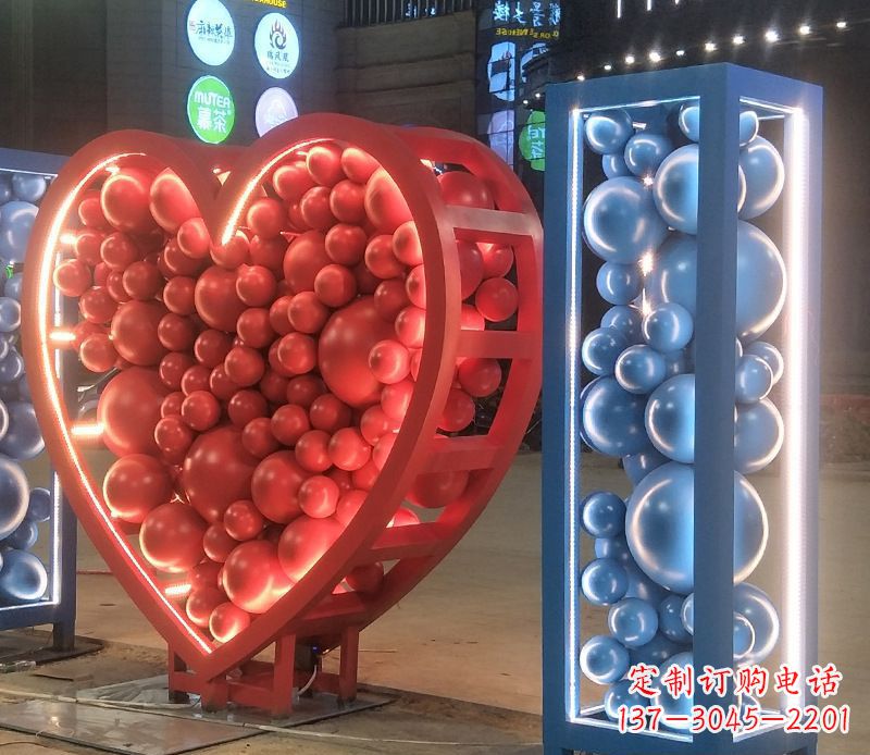 金华艺术级不锈钢字母雕塑