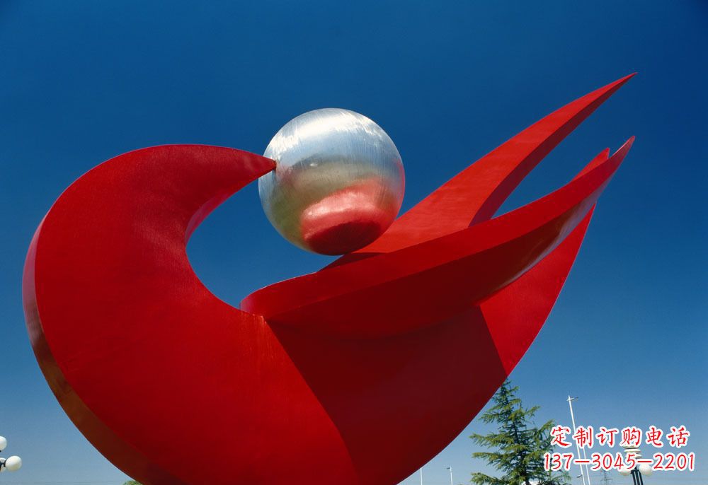 金华优雅而高雅的和平鸽雕塑