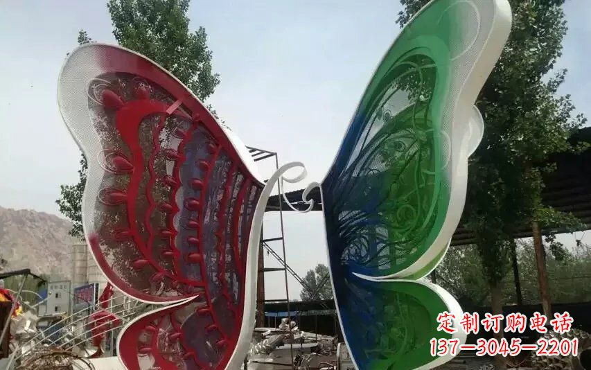 金华精美不锈钢蝴蝶雕塑