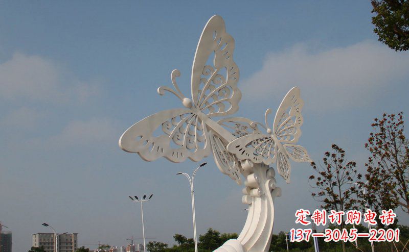 金华完美的蝴蝶不锈钢雕塑
