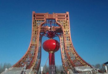 金华中领雕塑推出不锈钢大型灯笼雕塑