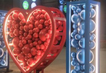 金华艺术级不锈钢字母雕塑