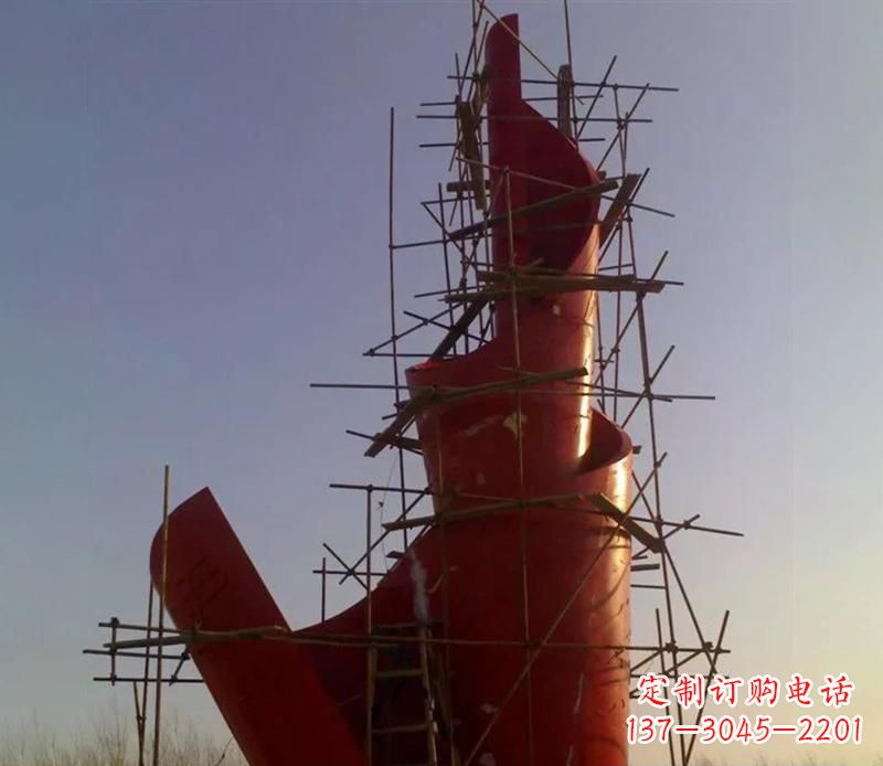 金华不锈钢火炬景观雕塑