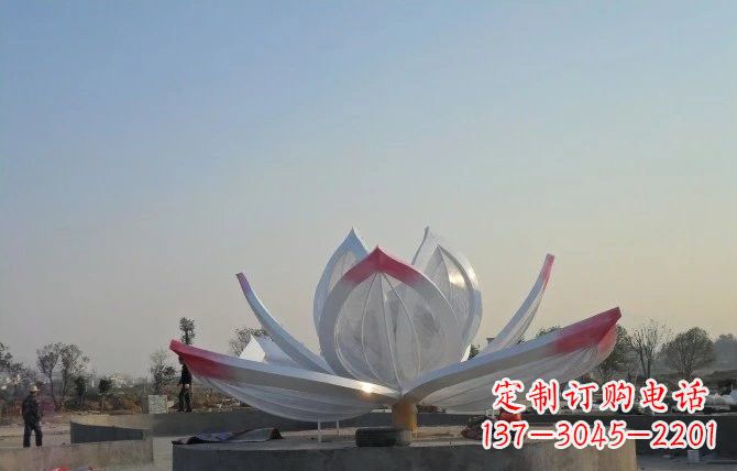 金华华丽的不锈钢莲花雕塑
