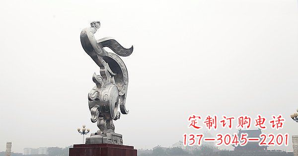 金华炫丽凤凰,景观雕塑精美绝伦