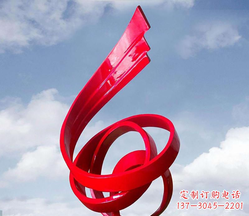 金华中领雕塑为您定制翅膀抽象雕塑