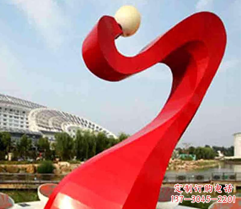 金华不锈钢飘带景观雕塑,重新定义型格空间