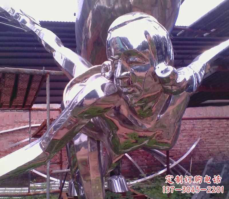 金华彰显经典风采的不锈钢运动员雕塑