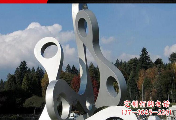 金华广场不锈钢字母景观雕塑