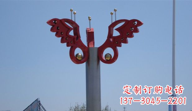 金华欣赏精美蝴蝶雕塑,感受生活的美好