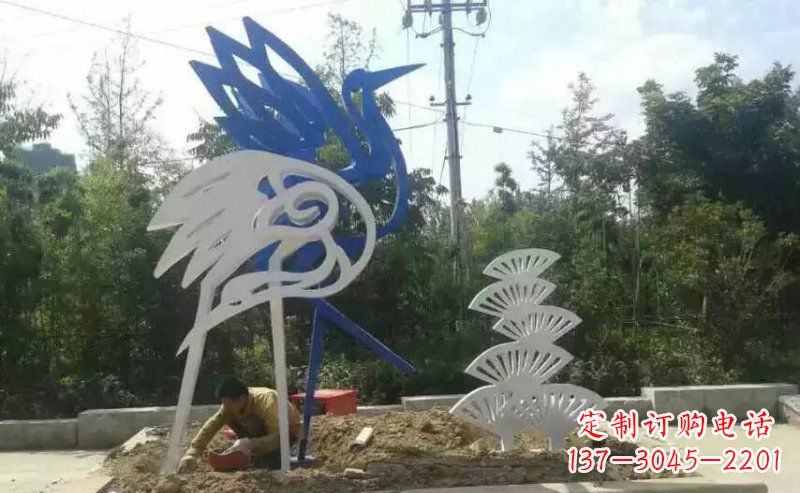 金华精美天鹅不锈钢雕塑