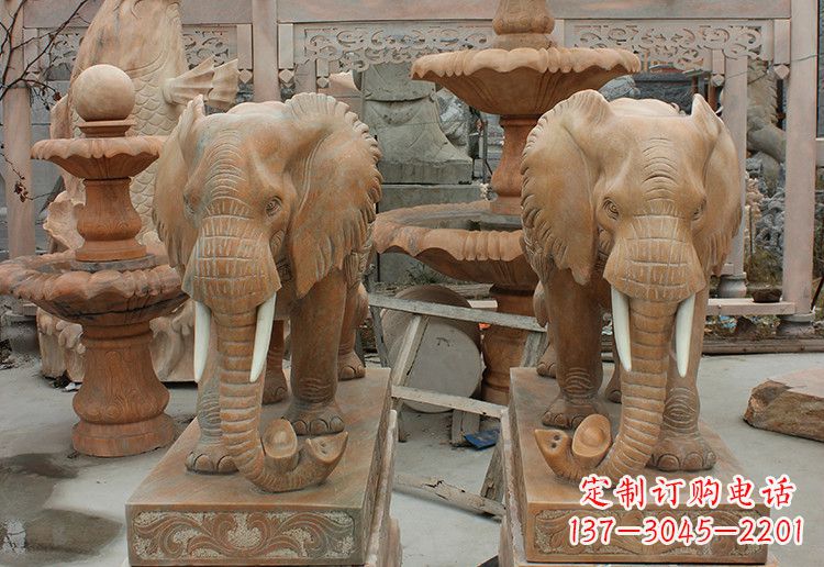 金华精美制作,经典无双的大象雕塑