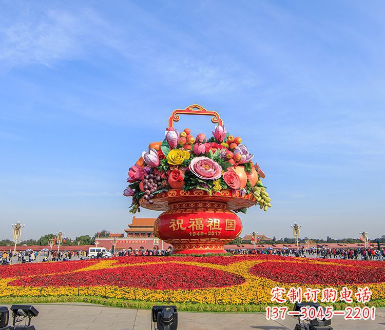 金华大型不锈钢花篮雕塑,艺术缔造美好景观