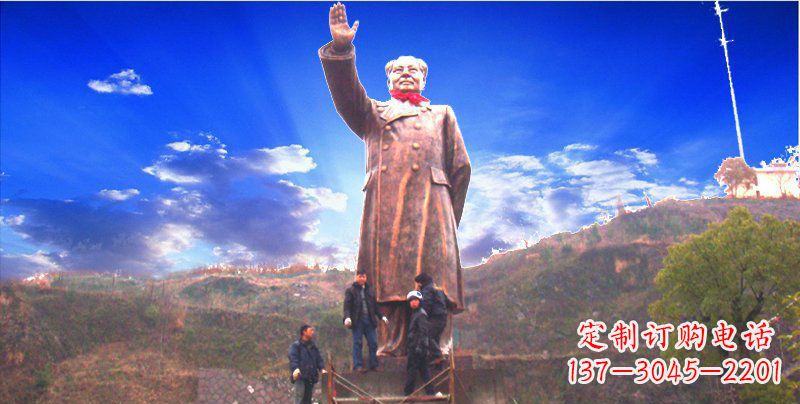 金华大型毛主席伟人铜雕